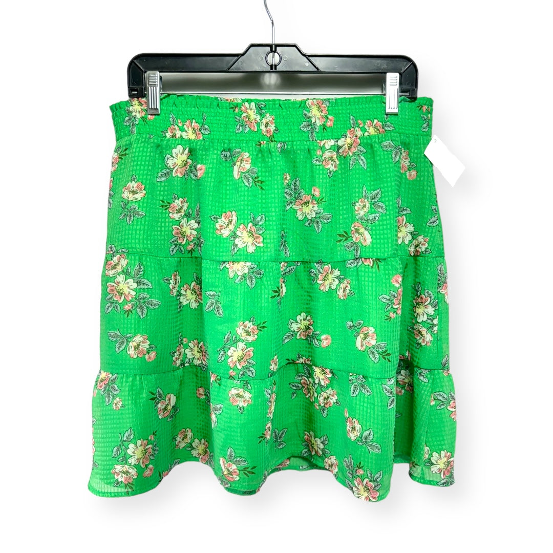 Green Skirt Mini & Short Loft, Size L