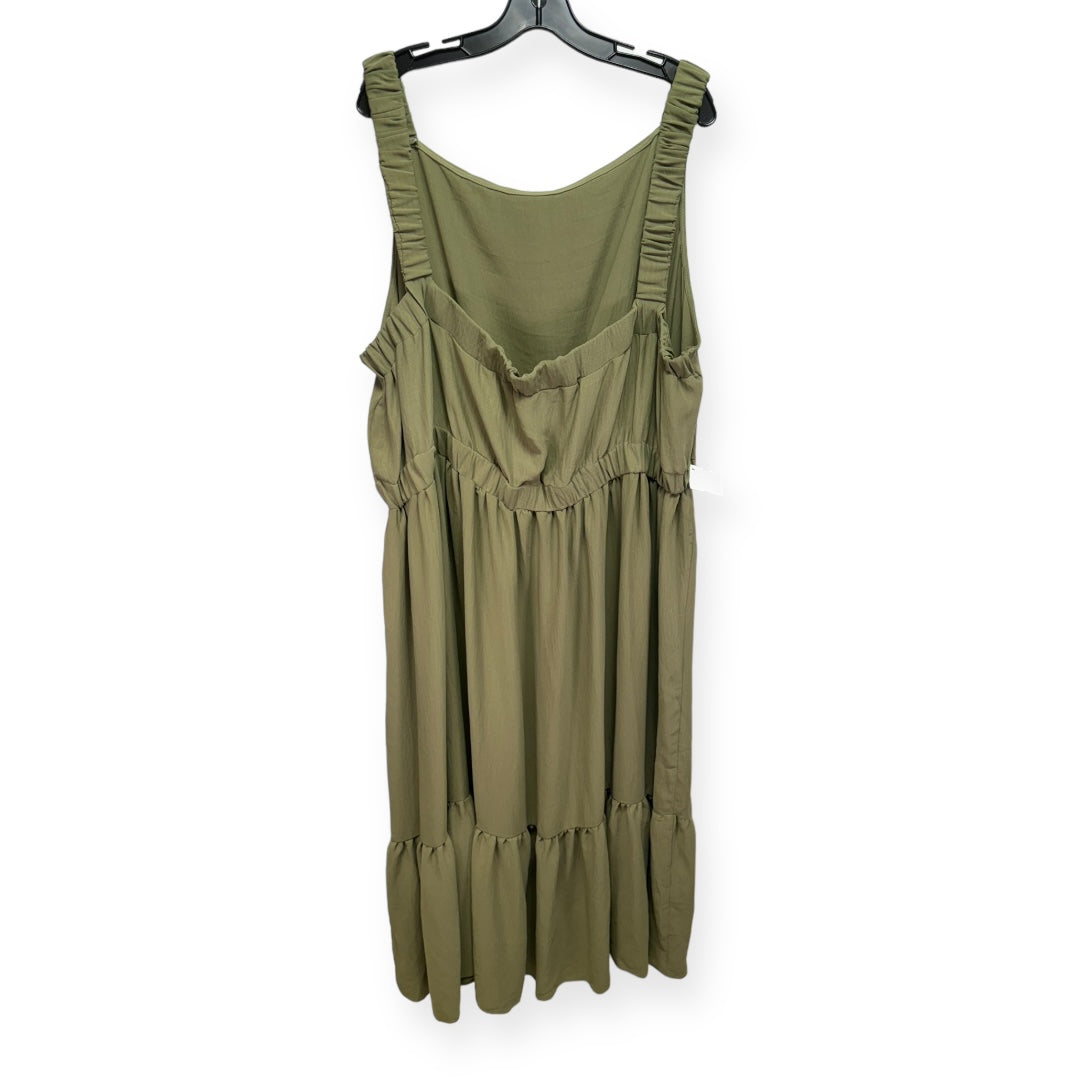 Green Dress Casual Maxi Asos, Size 26