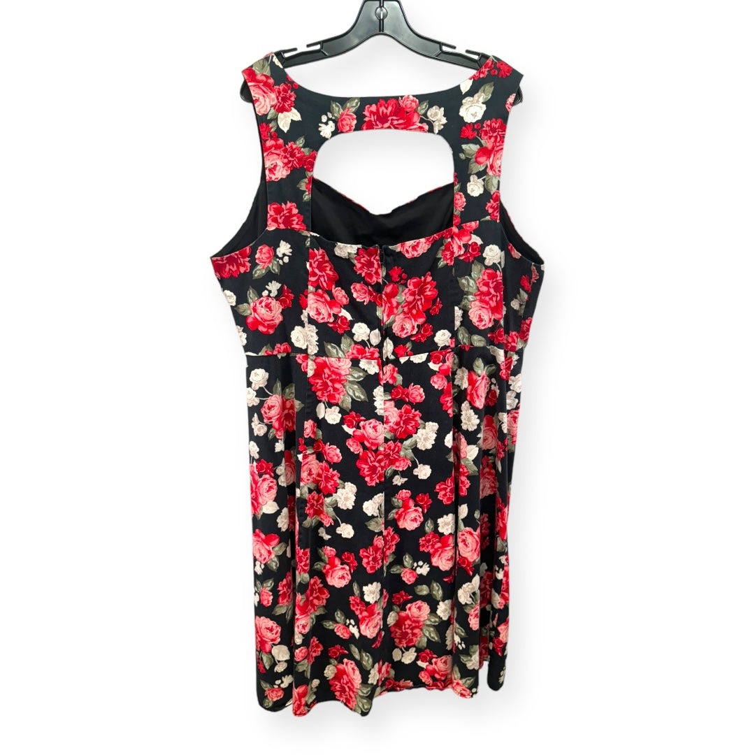 Floral Print Dress Casual Midi Torrid, Size 22