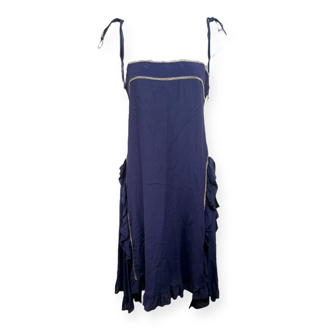 Midnight Blue Midi Dress Designer See By Chloe, Size S