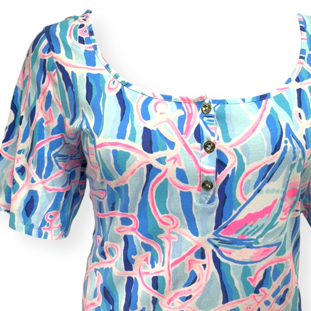 Multi-colored Dress Designer Lilly Pulitzer, Size Xl