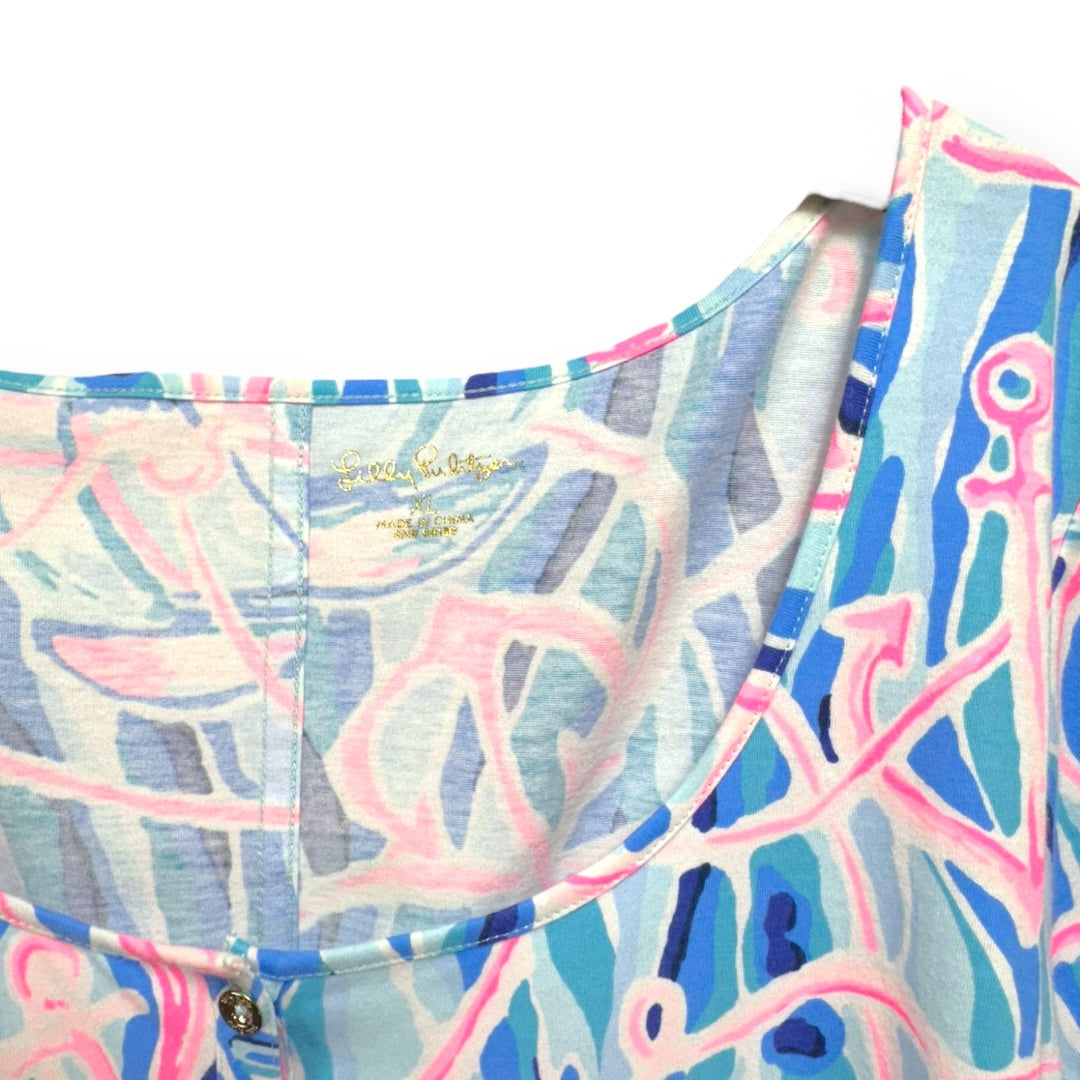 Multi-colored Dress Designer Lilly Pulitzer, Size Xl