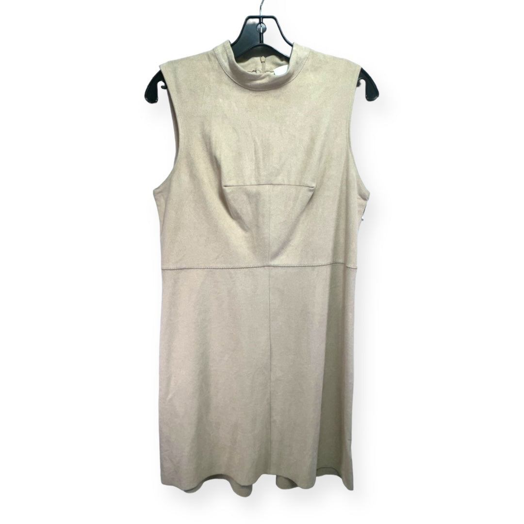 Tan Dress Casual Short Lysse, Size S