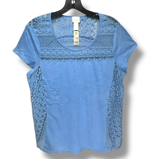 Top Short Sleeve By Chicos  Size: L