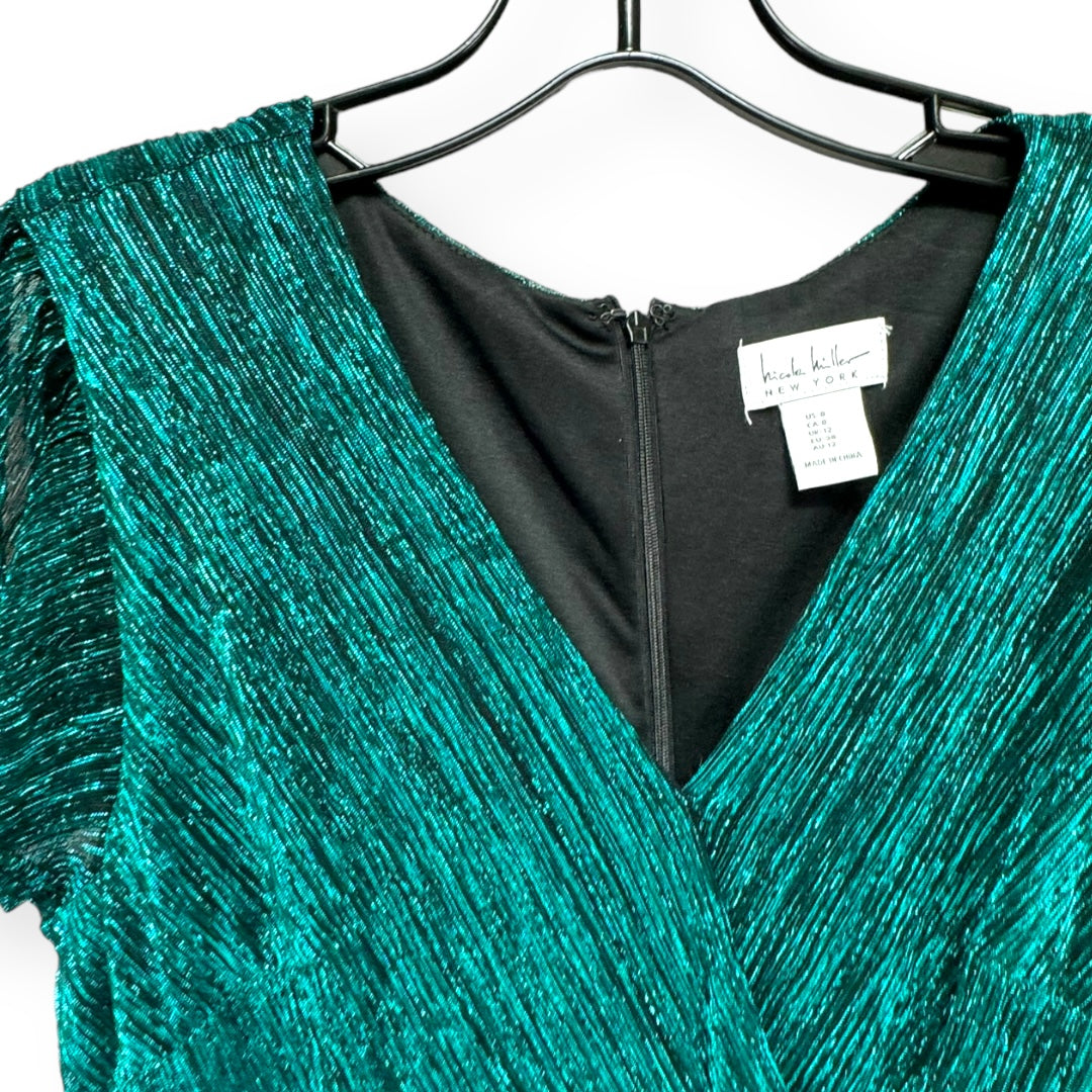 Teal Dress Designer Nicole Miller, Size 8