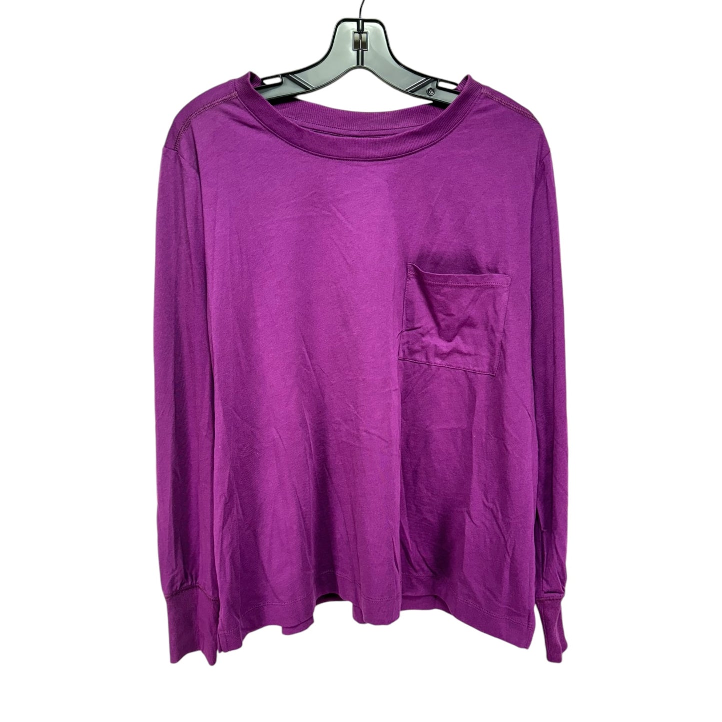 Top Long Sleeve By Lou And Grey In Purple, Size: L