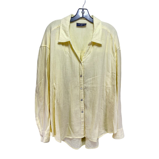 Top Long Sleeve By Lane Bryant In Yellow, Size: 22