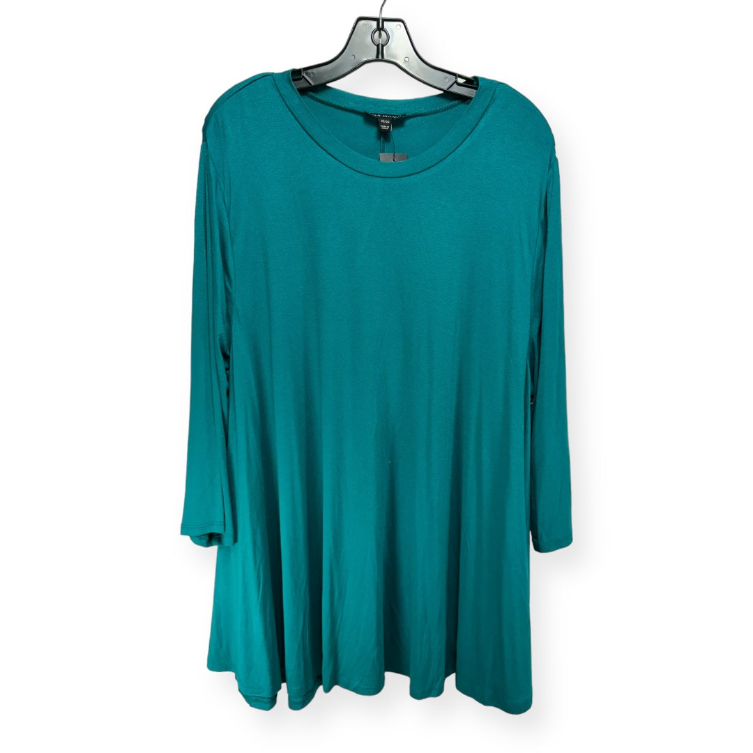 Teal Tunic Long Sleeve Lane Bryant, Size 22