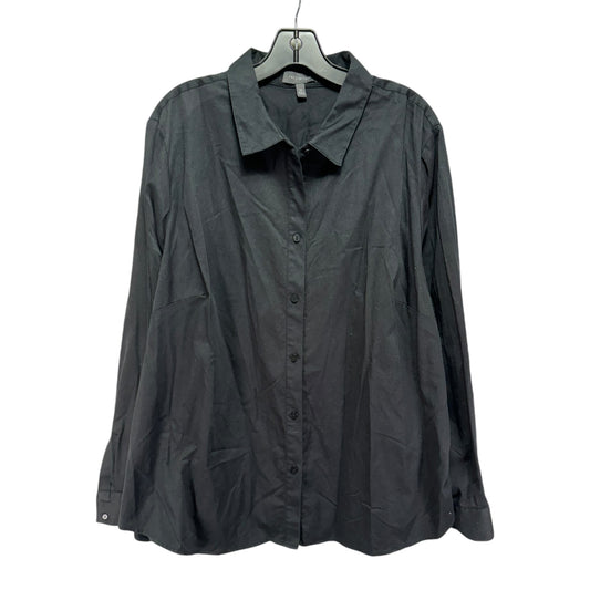 Top Long Sleeve By Limited In Black, Size: 2x