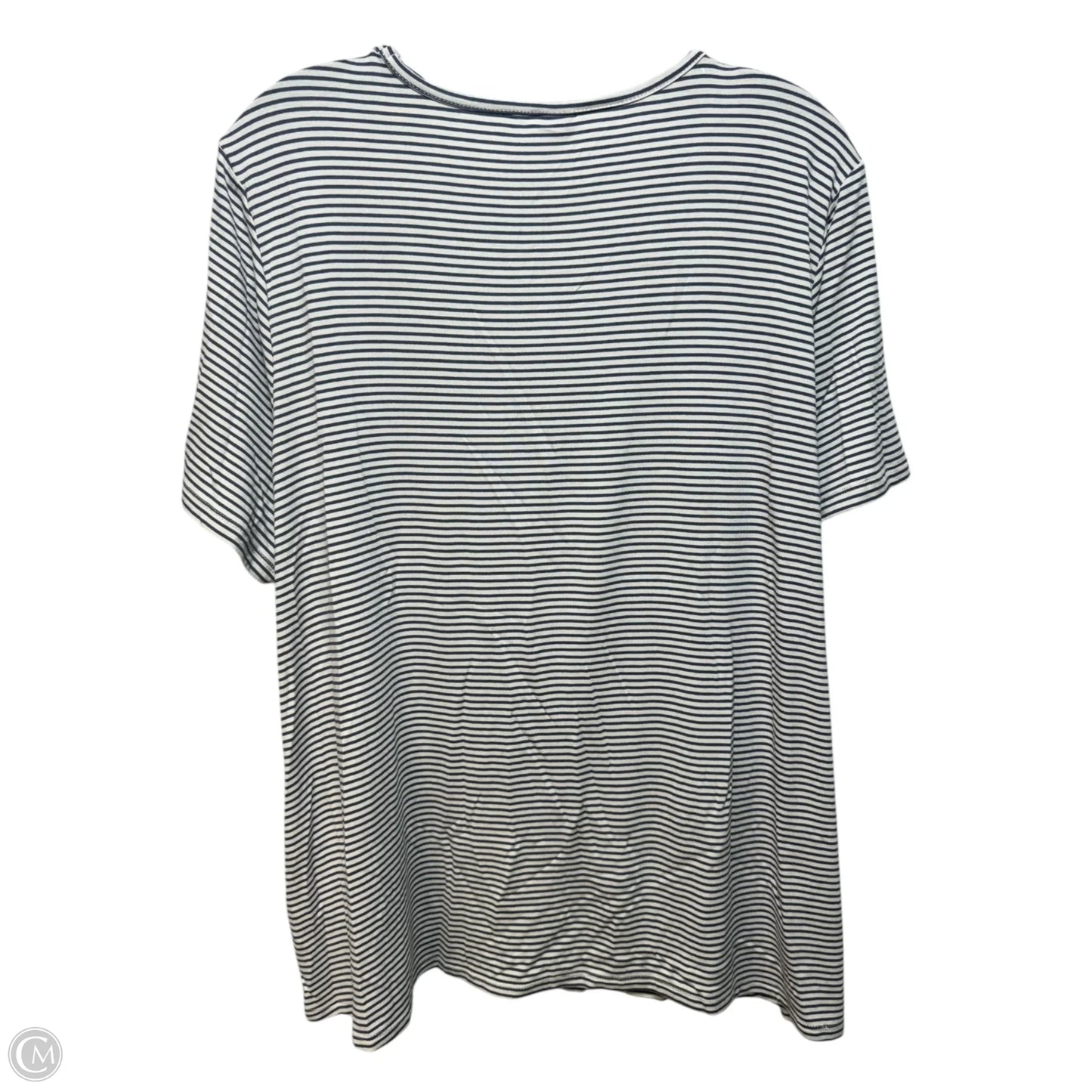 Top Short Sleeve By Old Navy In Striped Pattern, Size: Xl