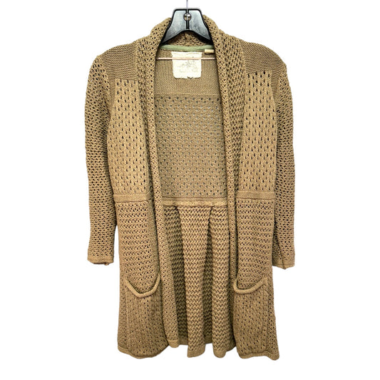 Sweater Cardigan By Angel of the North In Beige, Size: S