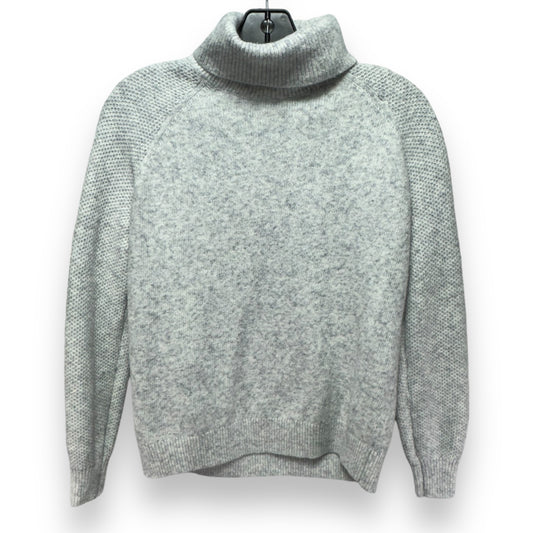 Sweater By Loft In Grey & White, Size: M