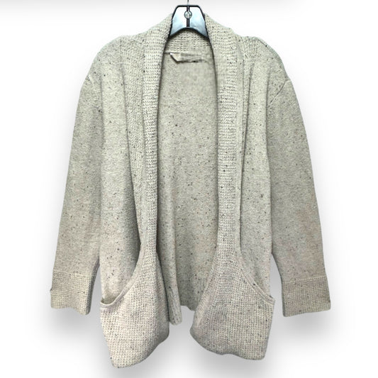 Sweater Cardigan By Chloe & Jasmine In Beige, Size: Xxl