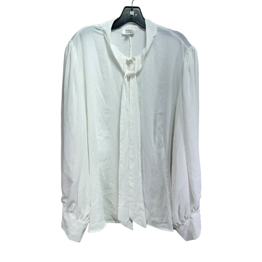 Top Long Sleeve By Unique Vintage In White, Size: 3x