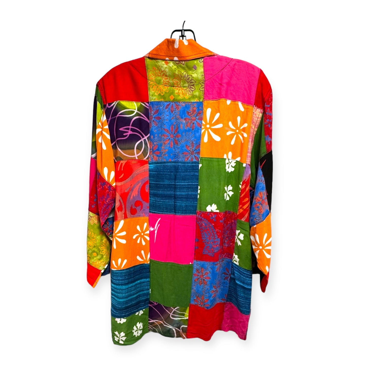 Top Long Sleeve By Go Fish In Multi-colored, Size: M