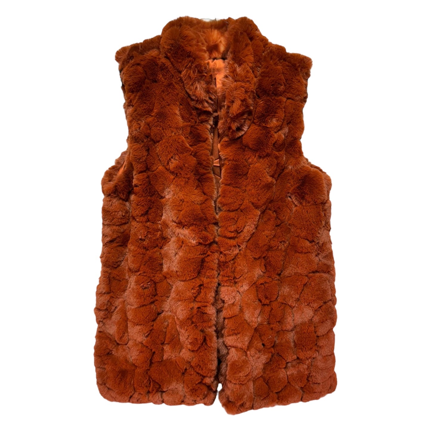 Vest Faux Fur & Sherpa By Rachel Zoe In Brown, Size: S