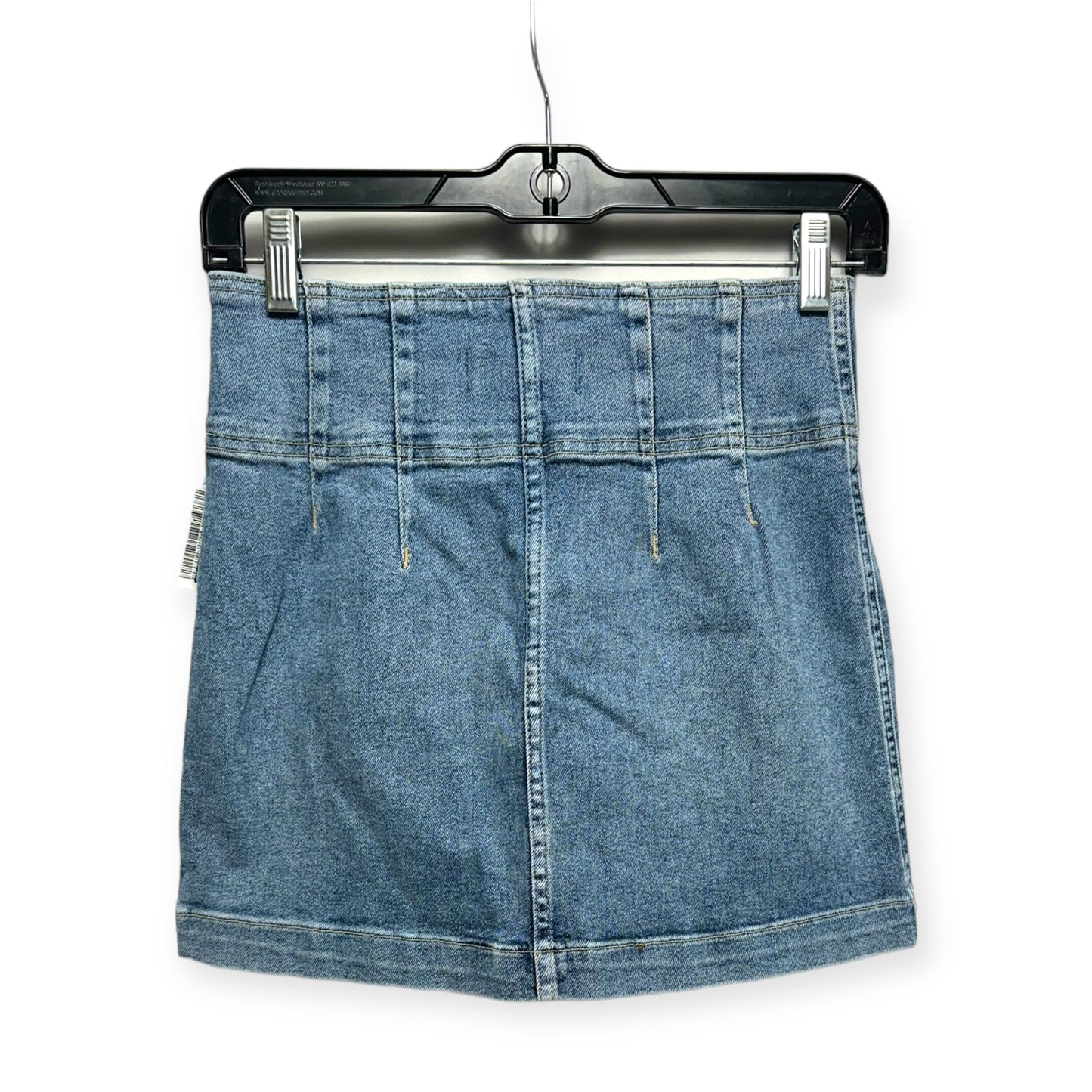 Virgo Mini Skirt By We The Free In Blue Denim, Size: 4