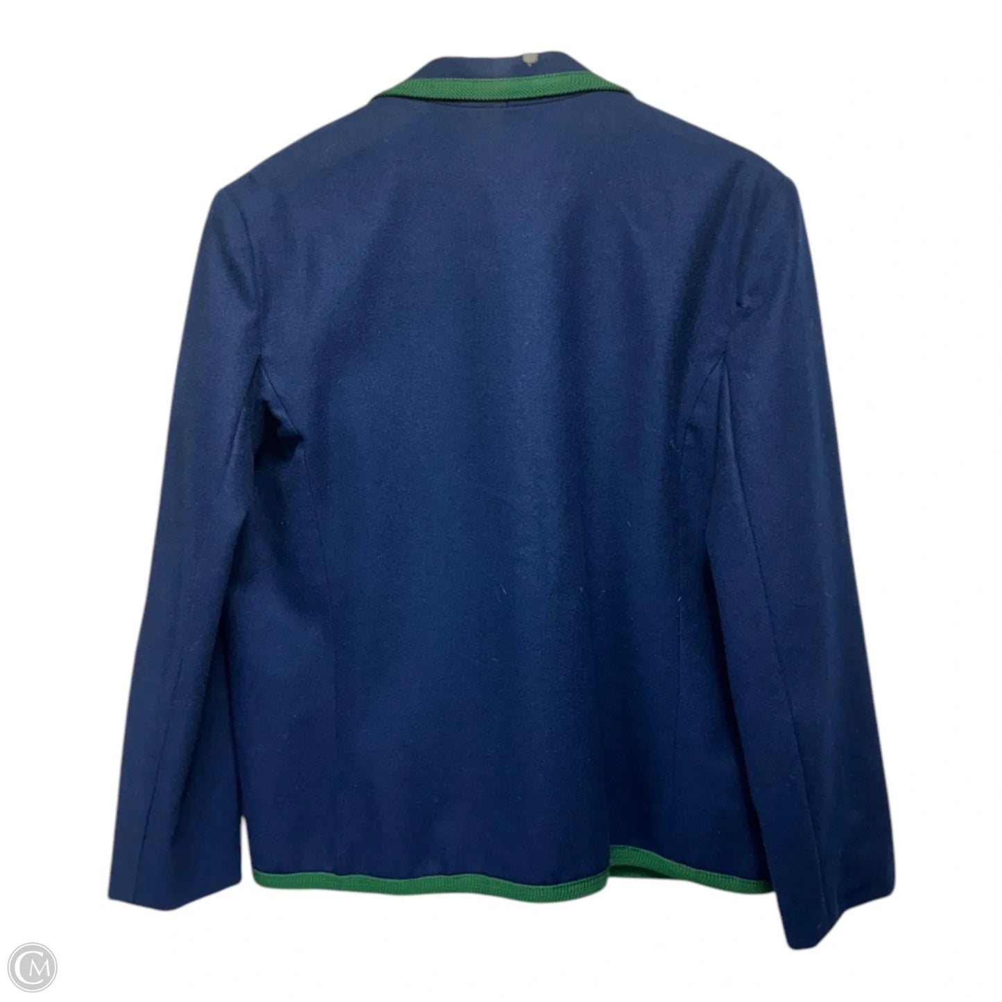 Wool Blazer By Pendleton In Blue, Size: S