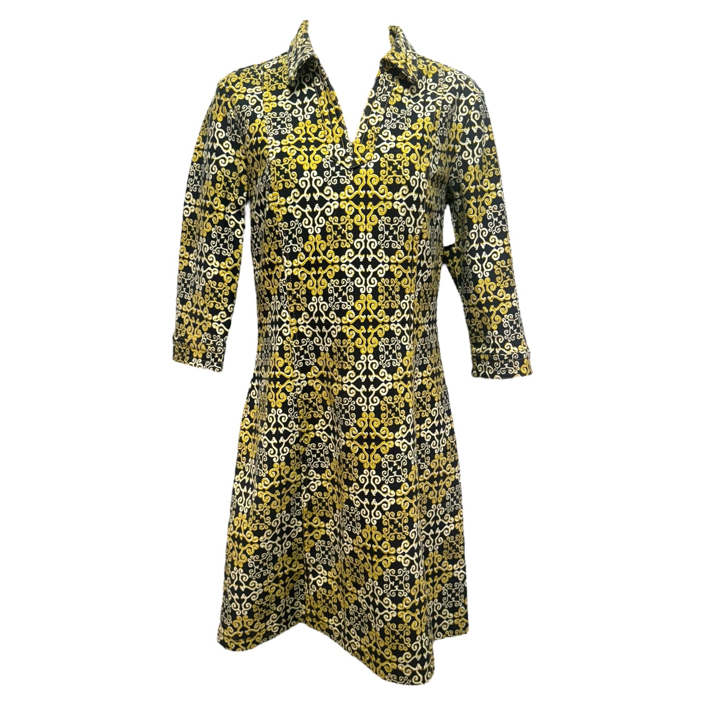 Cadence Dress By J Mclaughlin In Geometric Print, Size: XS