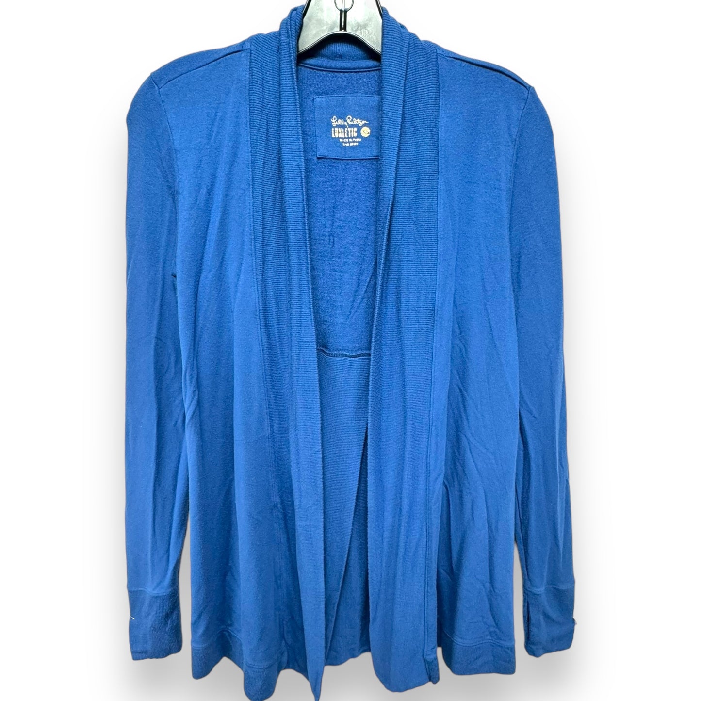 Sweater Cardigan Designer By Lilly Pulitzer In Blue, Size: Xs