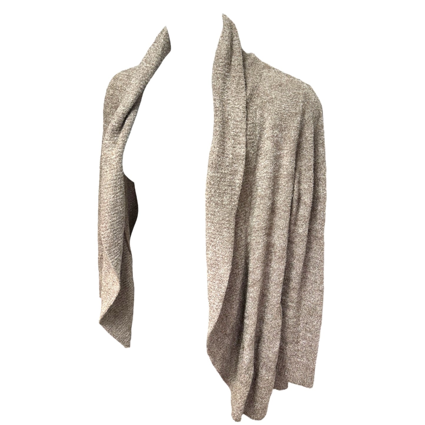 Sweater Cardigan By Barefoot Dreams In Taupe, Size: S