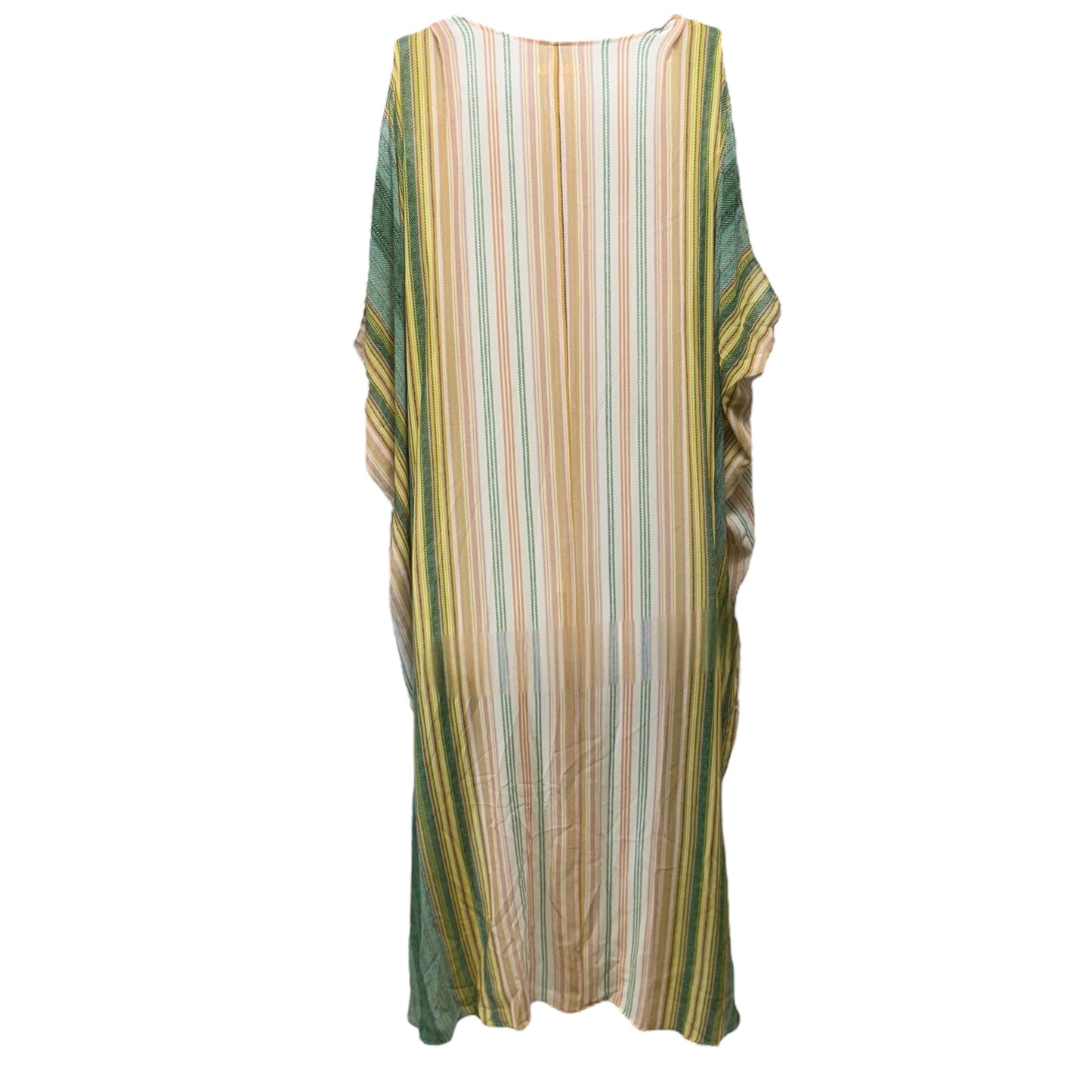 Baja Bazaar Long Sleeveless Vest By Lauren Conrad In Striped Pattern, Size: L/XL