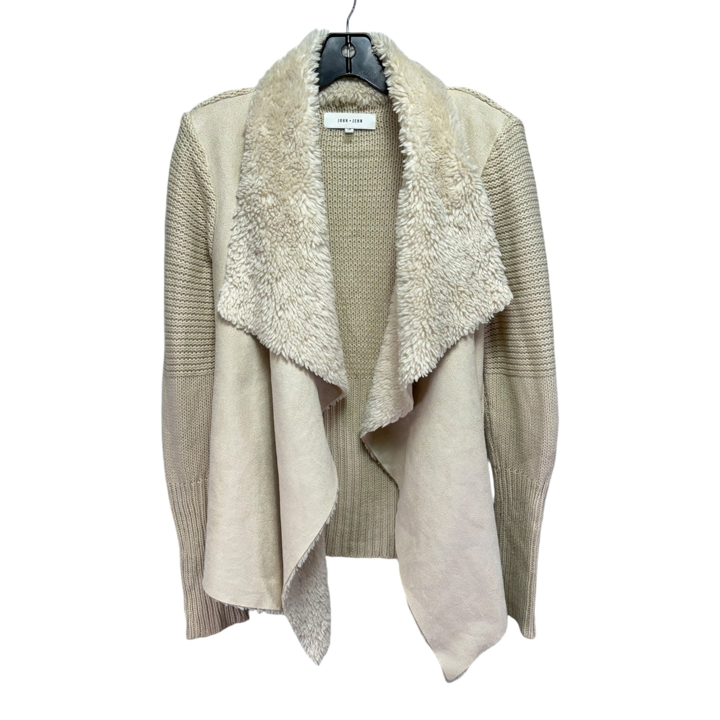 Sweater Cardigan By John + Jenn In Cream, Size: S