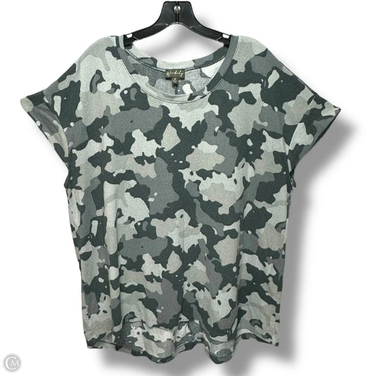 Top Sleeveless By Wonderly In Camouflage Print, Size: 1x