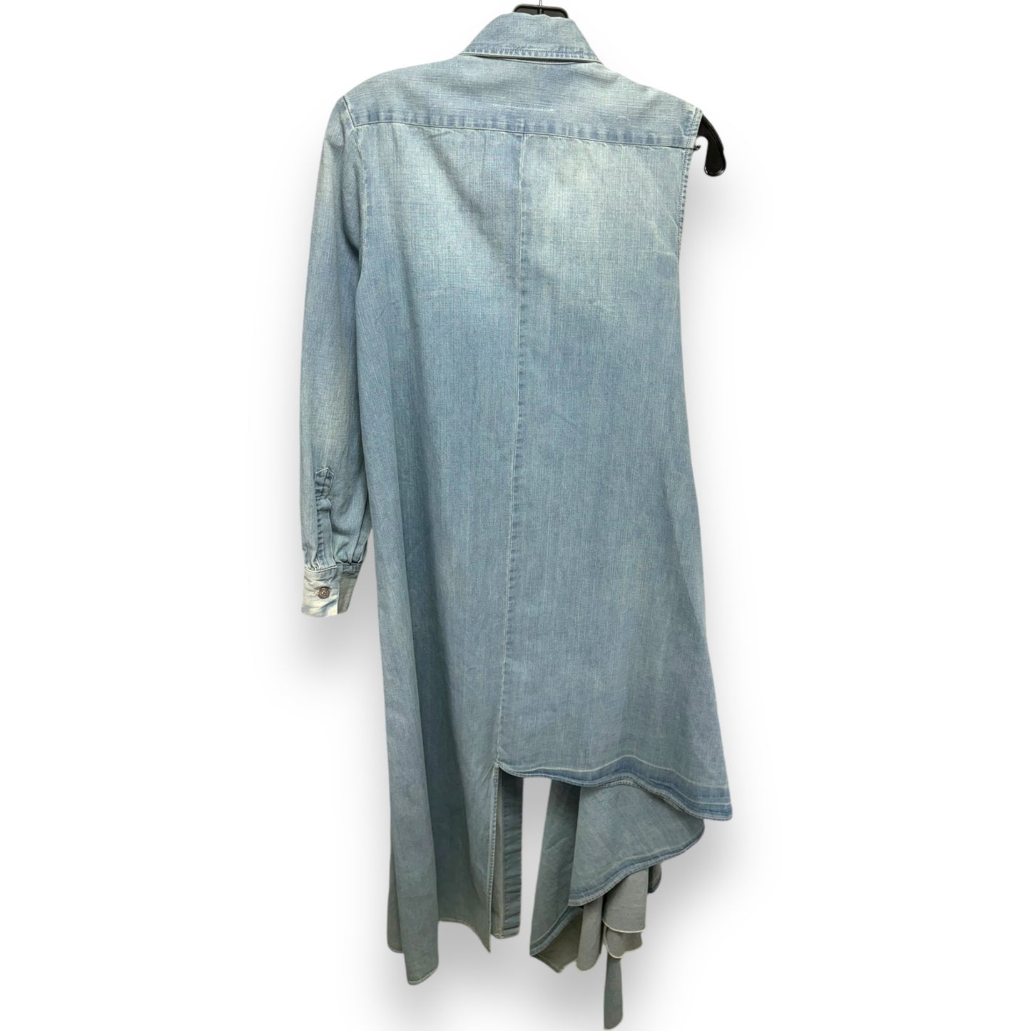 Dress Casual Midi By Maison Margiela In Blue Denim, Size: 6