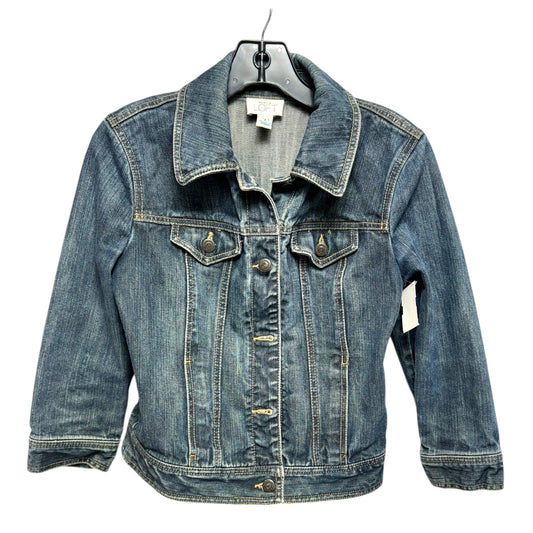 Jacket Denim By Loft In Blue Denim, Size: 4