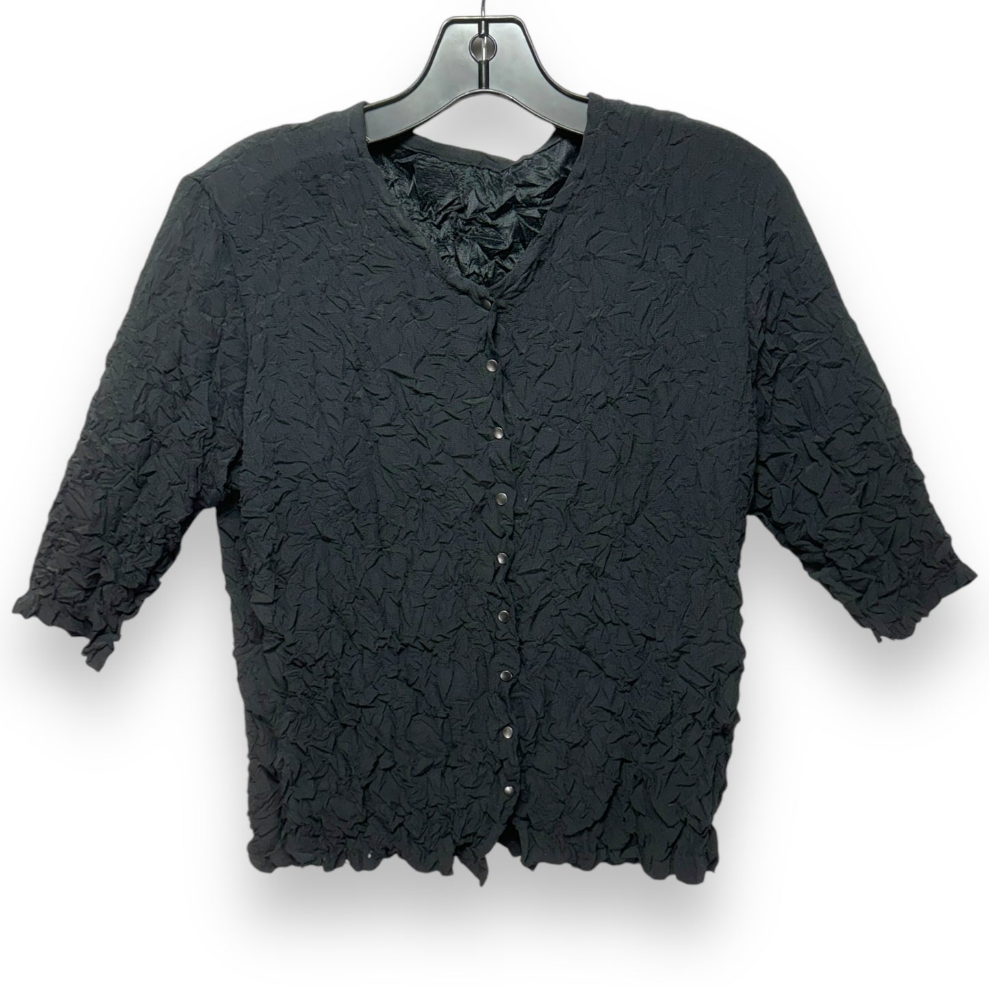 Top Short Sleeve By babette In Black, Size: L