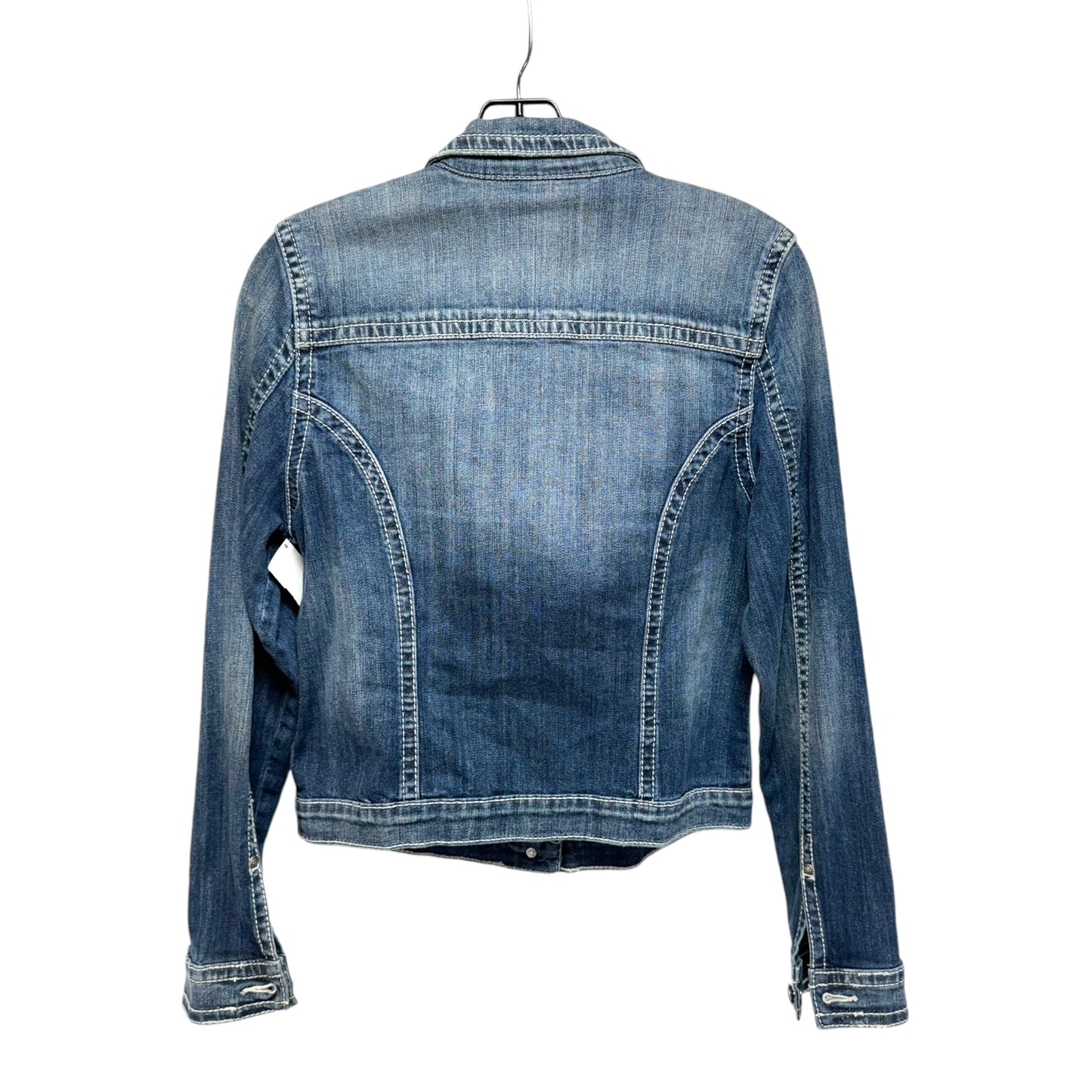 Jacket Denim By Silver In Blue Denim, Size: M