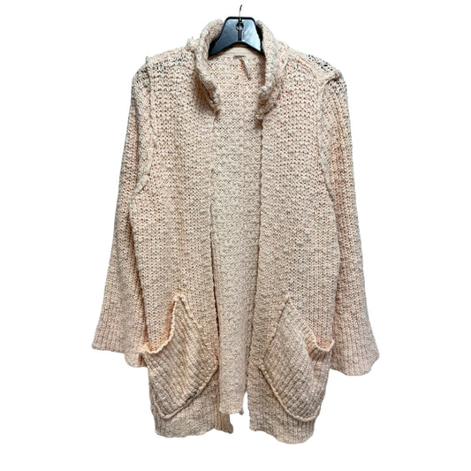 Sweater Cardigan By Free People In Peach, Size: Xs