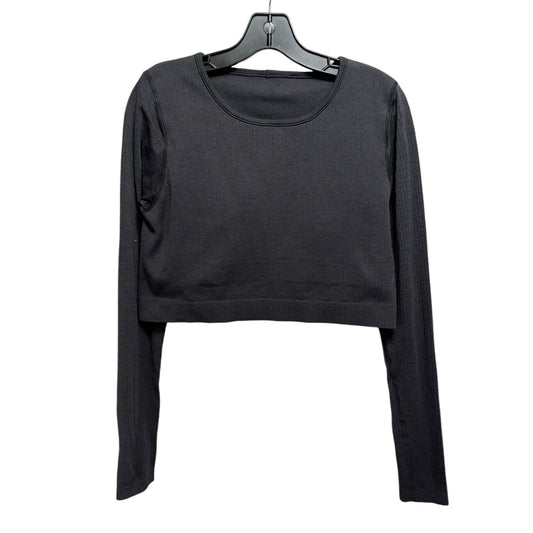 Athletic Top Long Sleeve Crewneck By Lululemon In Black, Size: 12