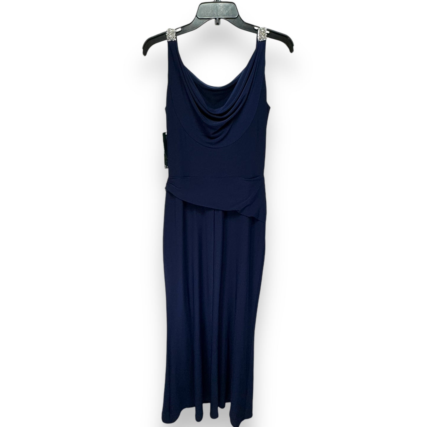 Dress Party Long By Lauren By Ralph Lauren In Blue, Size: 8