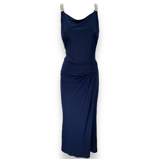 Dress Party Long By Lauren By Ralph Lauren In Blue, Size: 8