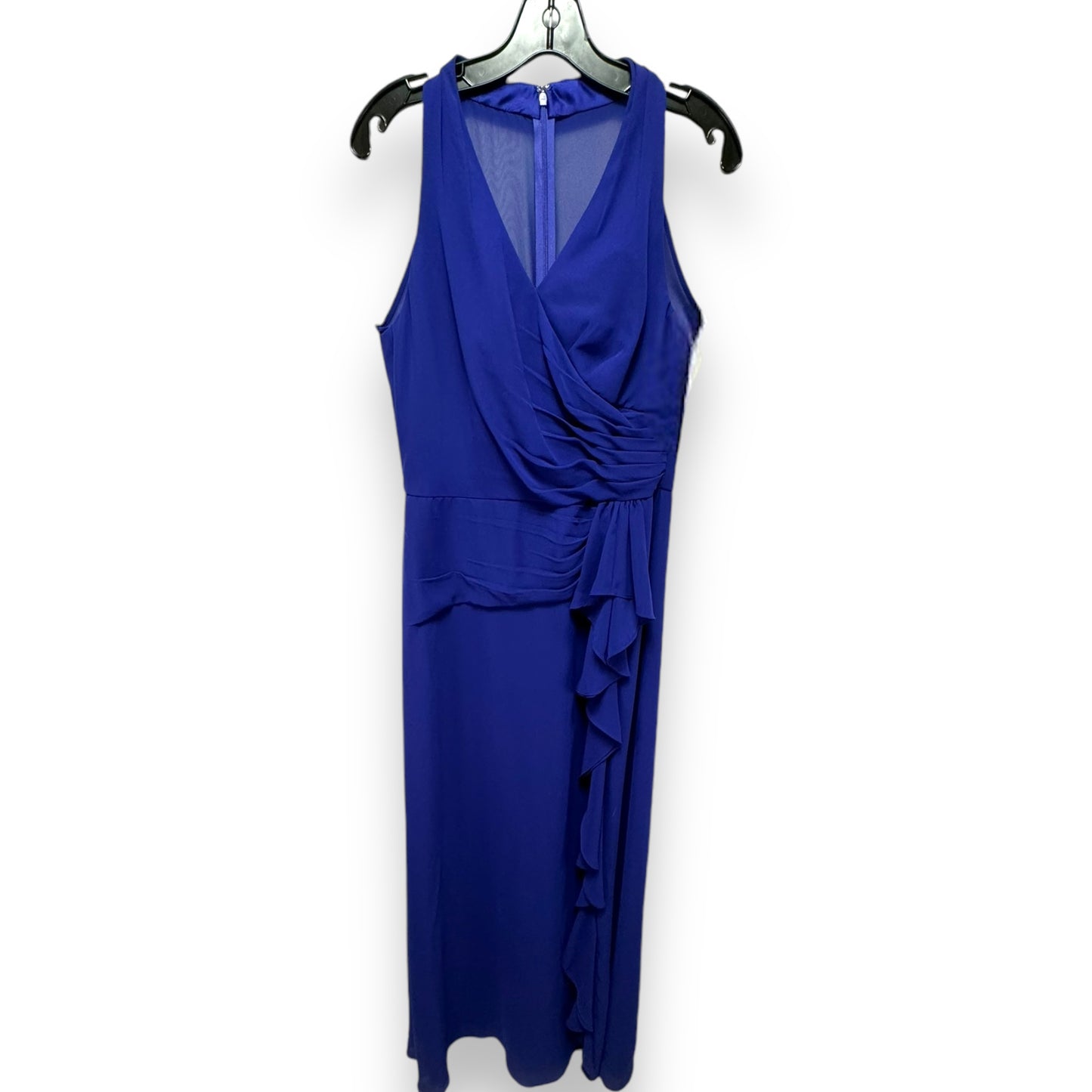 Dress Party Long By Lauren By Ralph Lauren In Blue, Size: 10