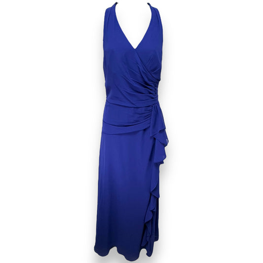 Dress Party Long By Lauren By Ralph Lauren In Blue, Size: 10