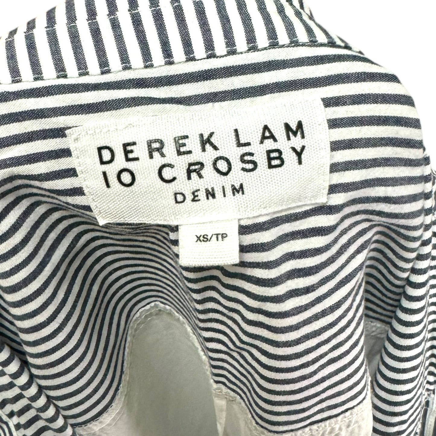 Top Long Sleeve By Derek Lam In Striped Pattern, Size: Xs