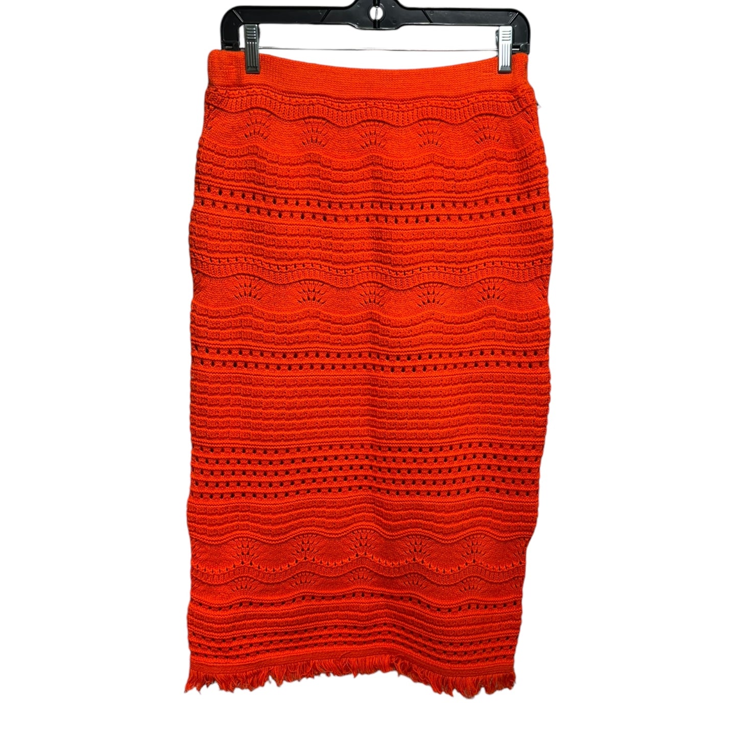 Crochet Skirt Maxi By House Of Harlow In Orange, Size: M