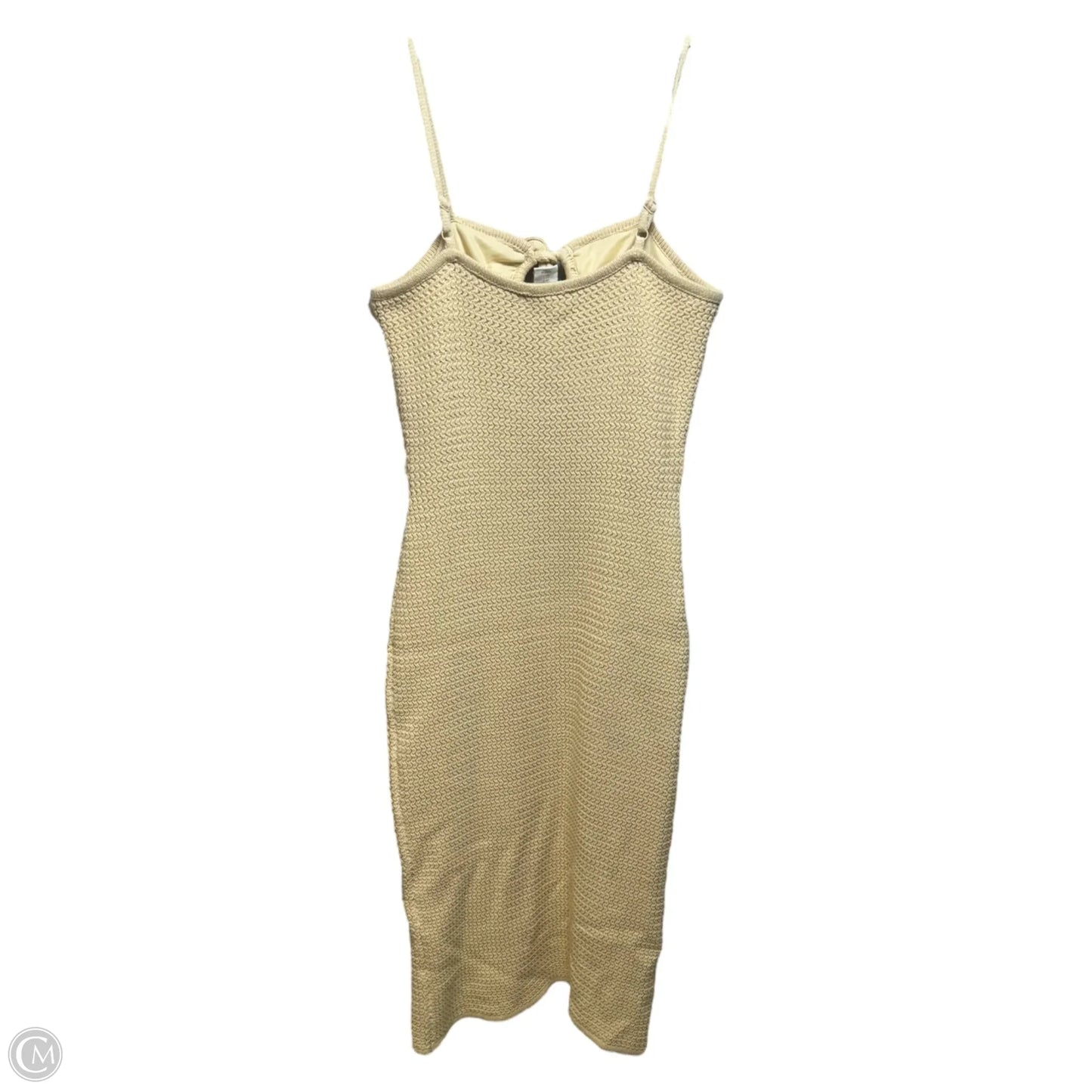 Knit Bodycon Dress Casual Midi By House Of Harlow In Cream, Size: S