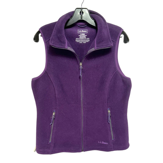 Vest Fleece By L.l. Bean In Purple, Size: S