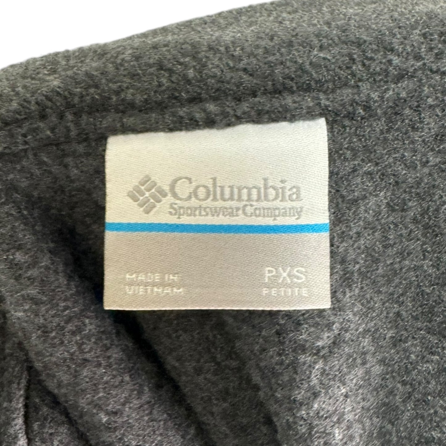 Jacket Fleece By Columbia In Grey, Size: Petite   Xs