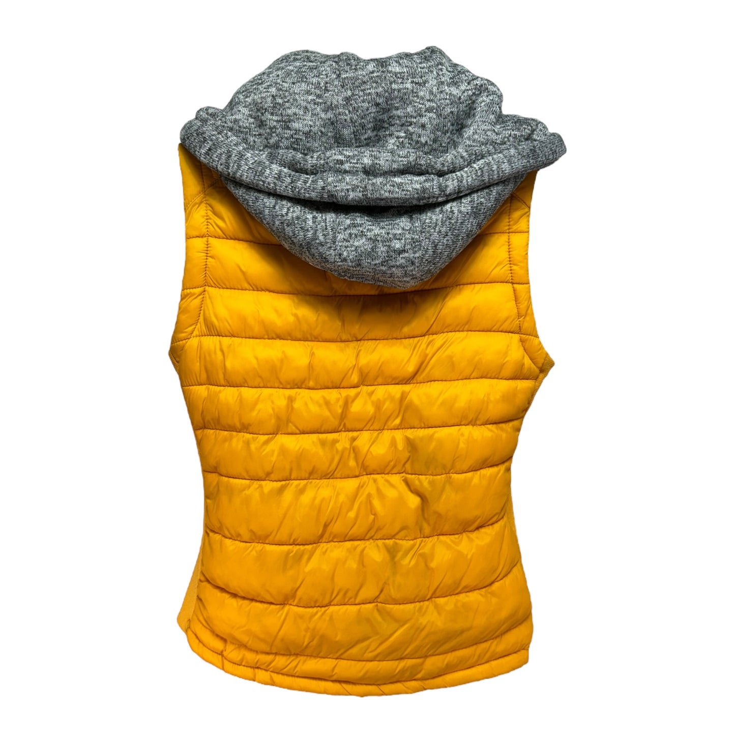 Vest Puffer & Quilted By Special One In Grey & Yellow, Size: L