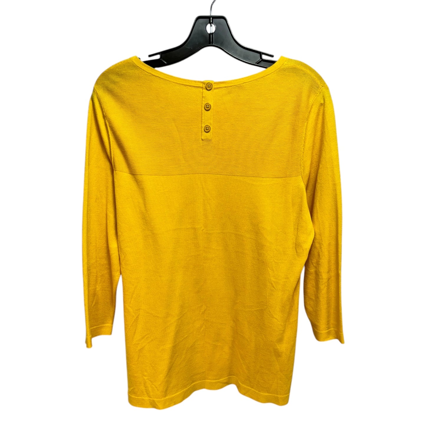 Sweater By Talbots In Yellow, Size: S