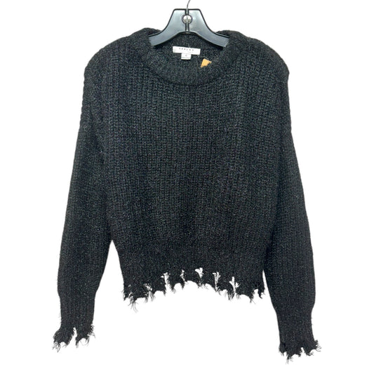 Distressed Sweater By Favlux In Black, Size: S