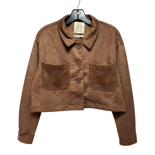 Cropped Jacket Other By Stoosh In Brown, Size: M