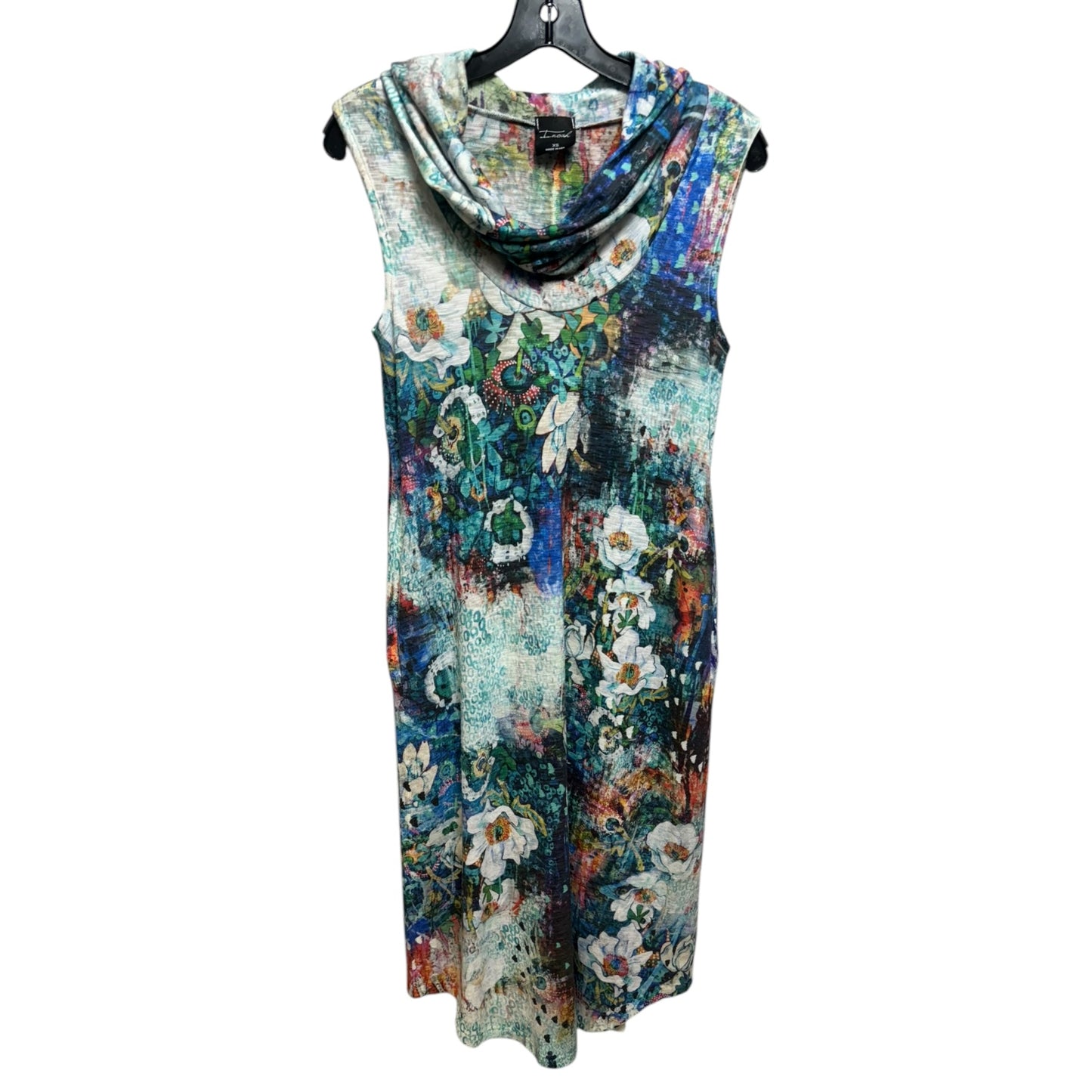 Dress Casual Maxi By Inoah In Multi-colored, Size: Xs