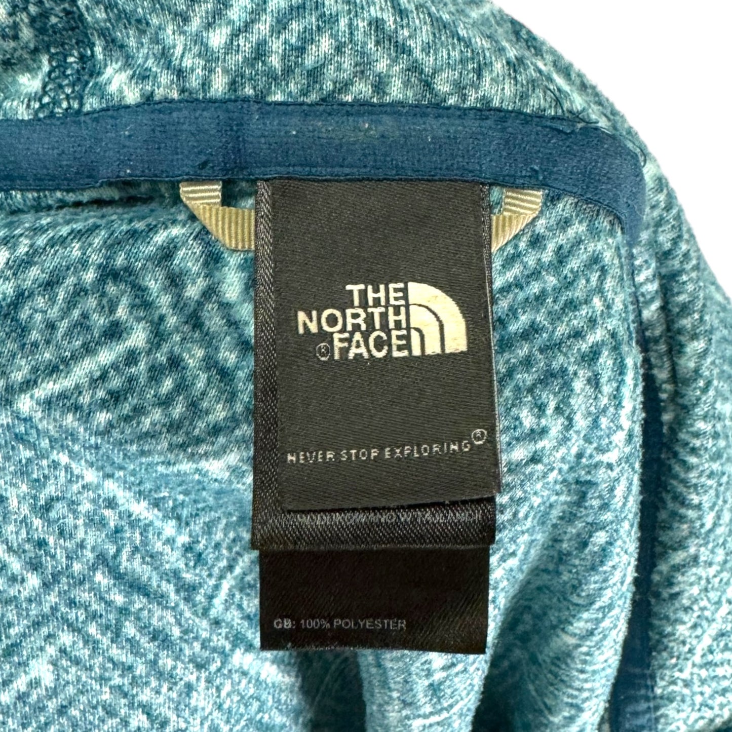 Jacket Fleece By The North Face In Teal, Size: L