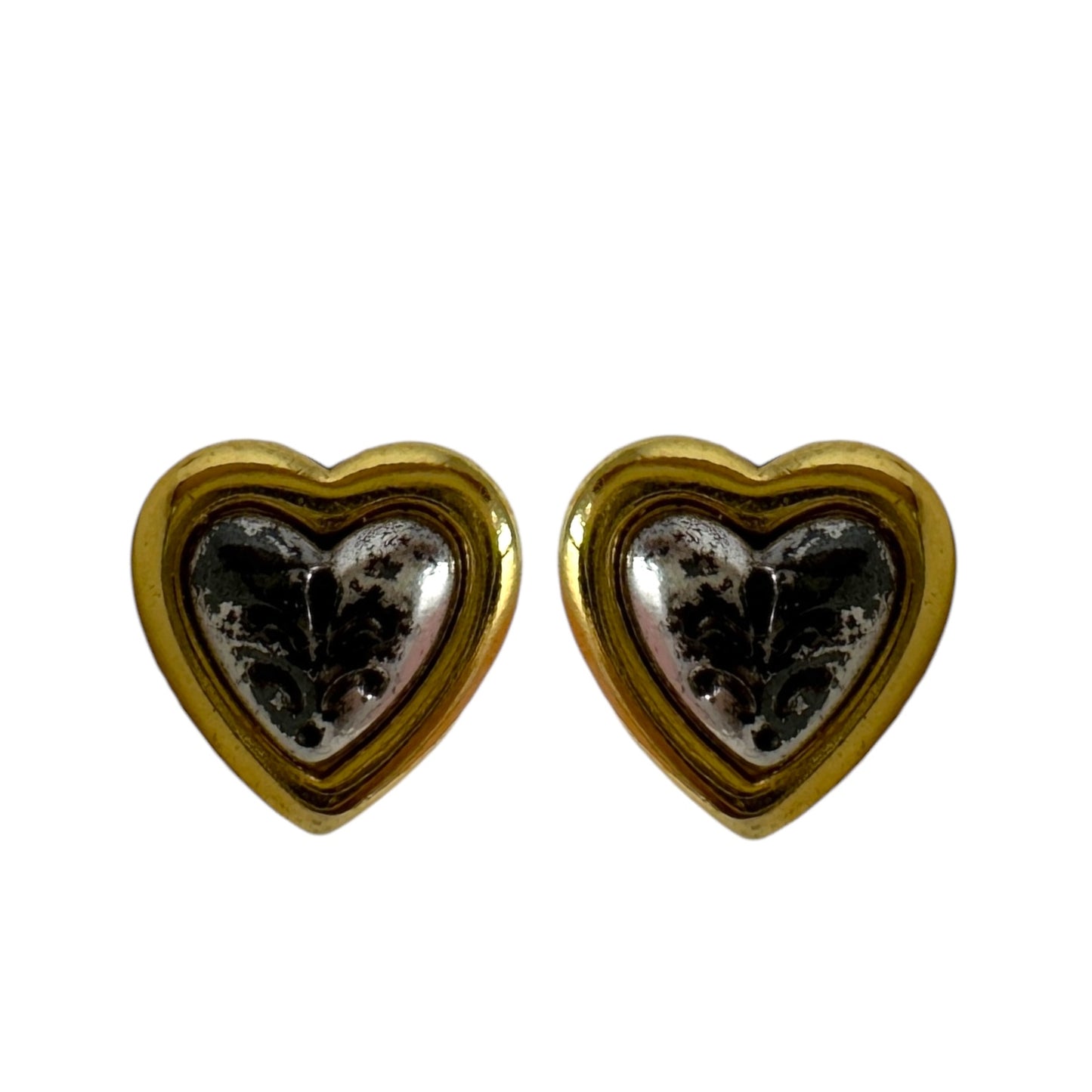 Heart Stud Earrings By Brighton, Size: 0